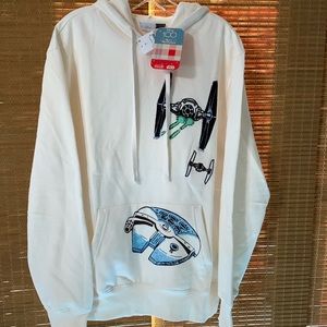 Disney Star Wars graphic pull over sweatshirt 100 year addition new with tags
